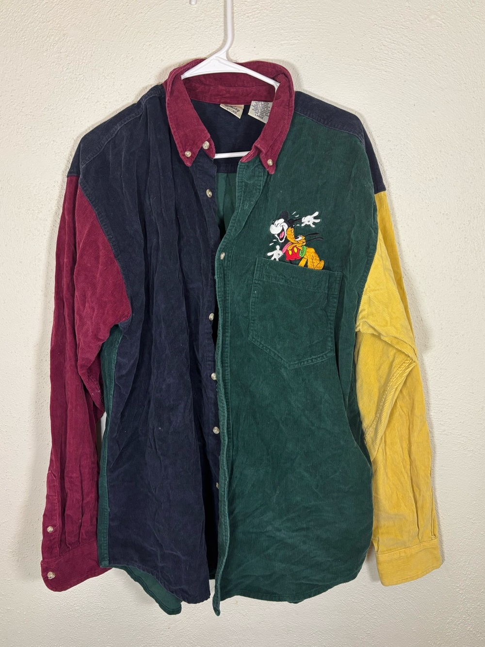 Disney Corduroy Button Shirt